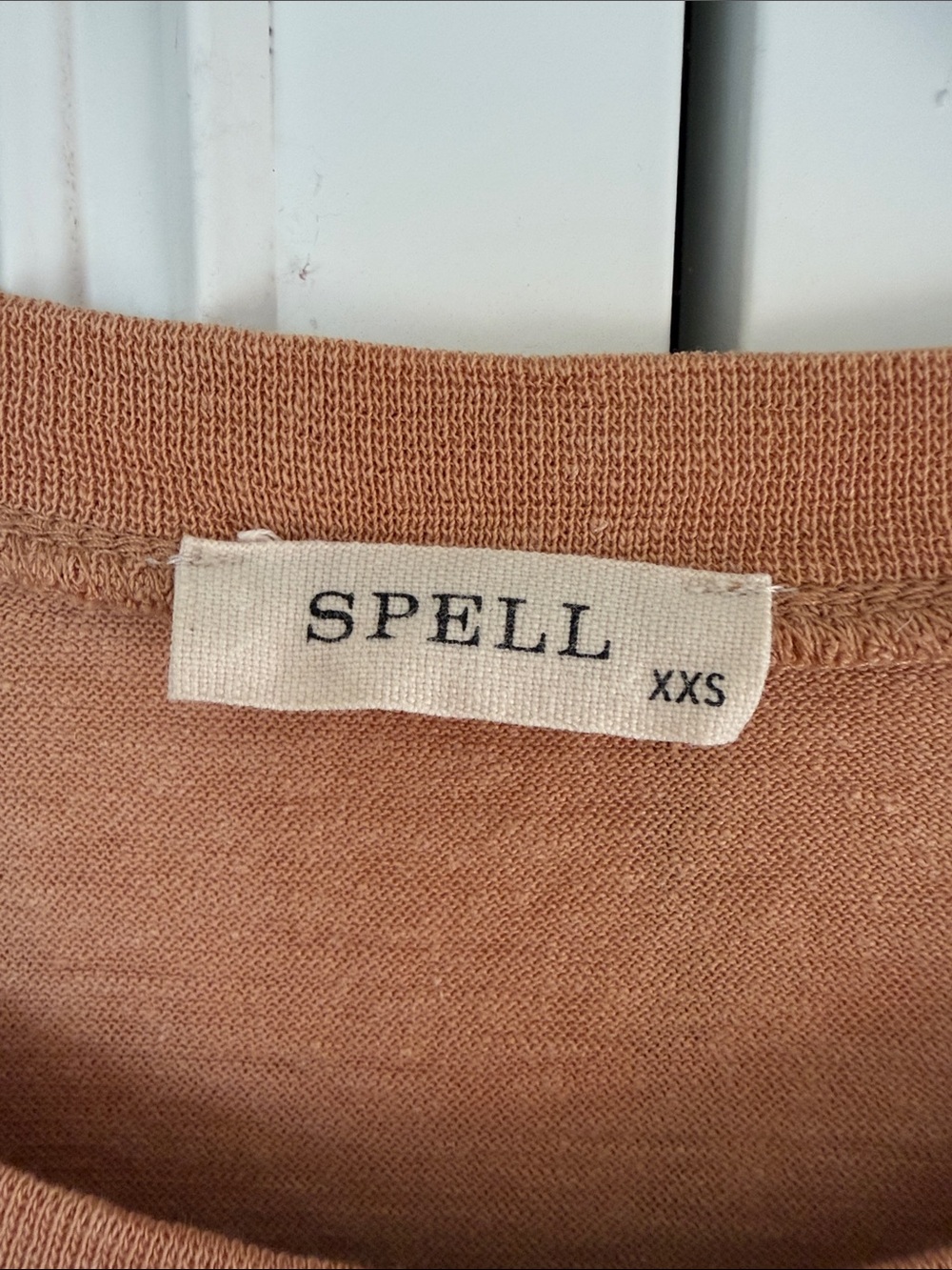 Spell Soft Rust Knit Top - Warm Terracotta - Picture 2 of 2